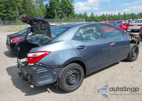 2015 Toyota Corolla Le из США, поврежденный, VIN 2T1BURHE7FC419091